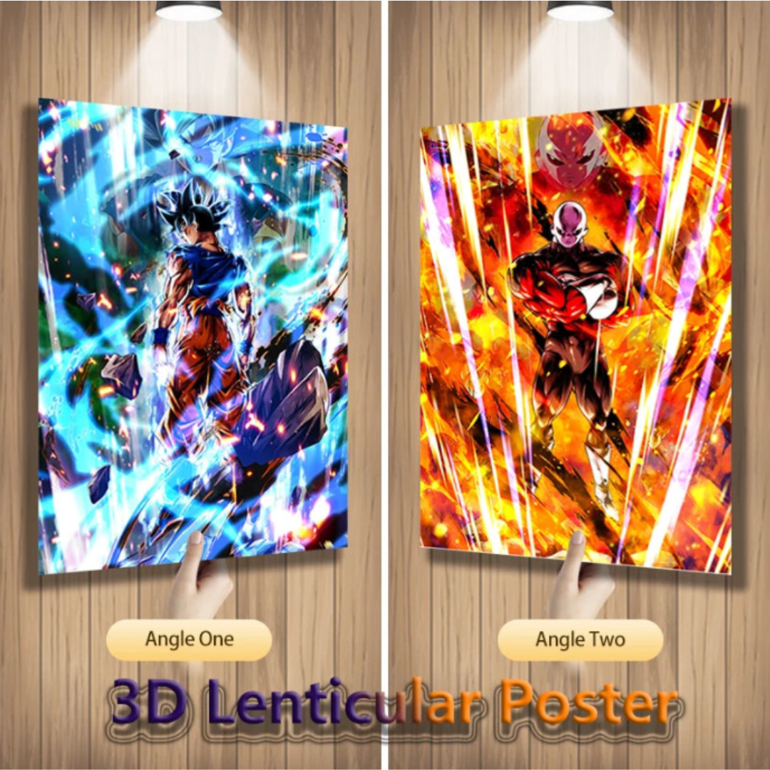 Poster lenticular 3D de Dragon Ball
